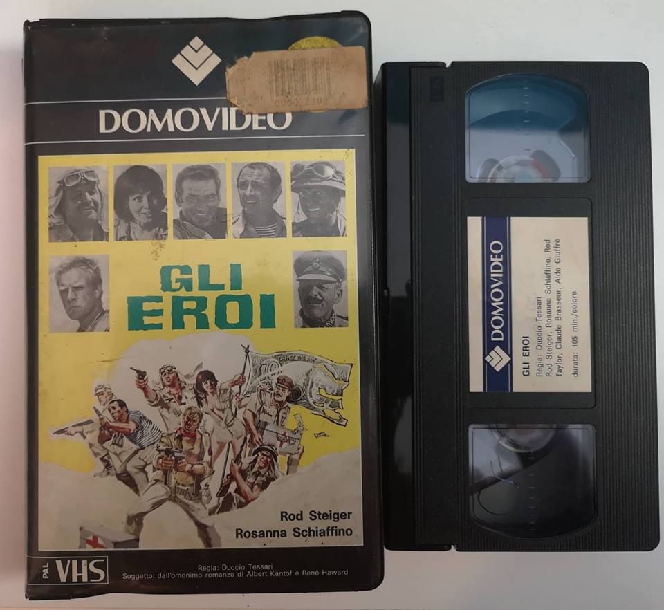 TeknoFilm - VHS – GLI EROI di Duccio Tessari (1972) - DOMOVIDEO TeknoFilm - VHS – GLI EROI di Duccio Tessari (1972) - DOMOVIDEO