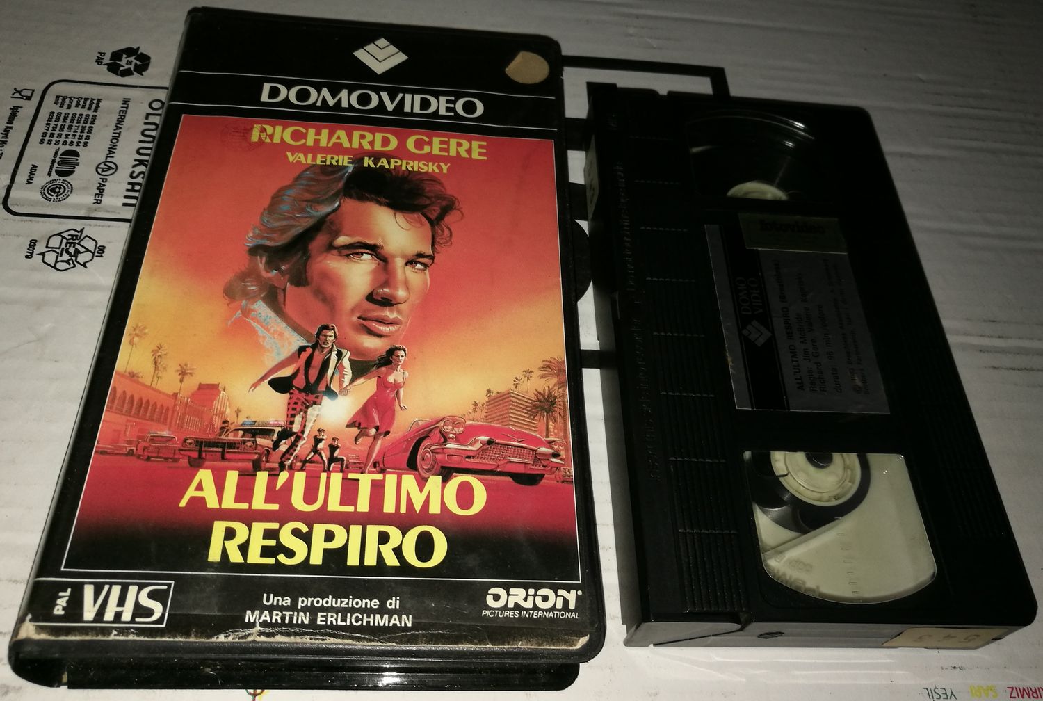 TeknoFilm - VHS – ALL'ULTIMO RESPIRO di Jim McBride (1983) - DOMOVIDEO TeknoFilm - VHS – ALL'ULTIMO RESPIRO di Jim McBride (1983) - DOMOVIDEO