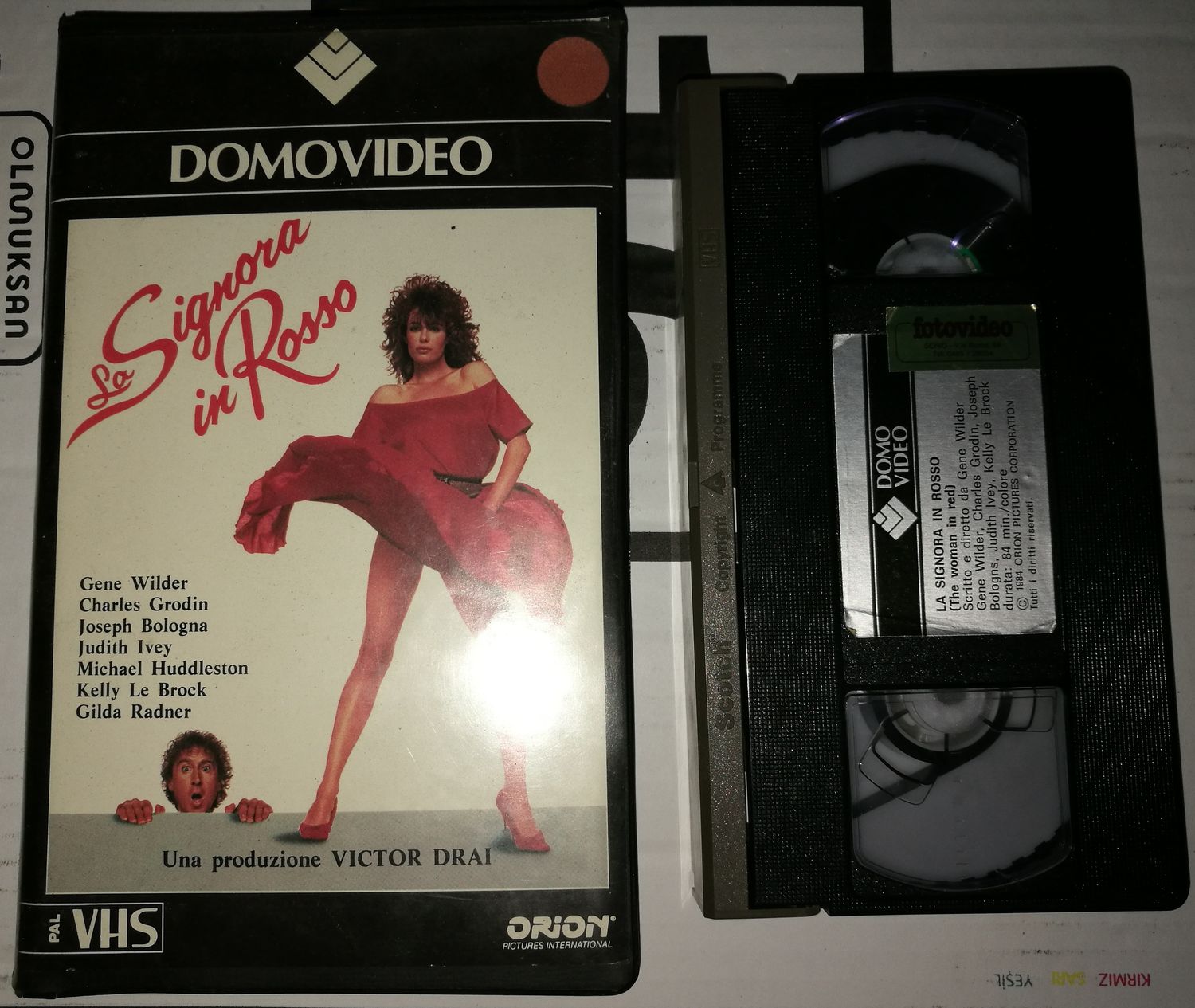 TeknoFilm - VHS – LA SIGNORA IN ROSSO di Gene Wilder (1984) - DOMOVIDEO TeknoFilm - VHS – LA SIGNORA IN ROSSO di Gene Wilder (1984) - DOMOVIDEO