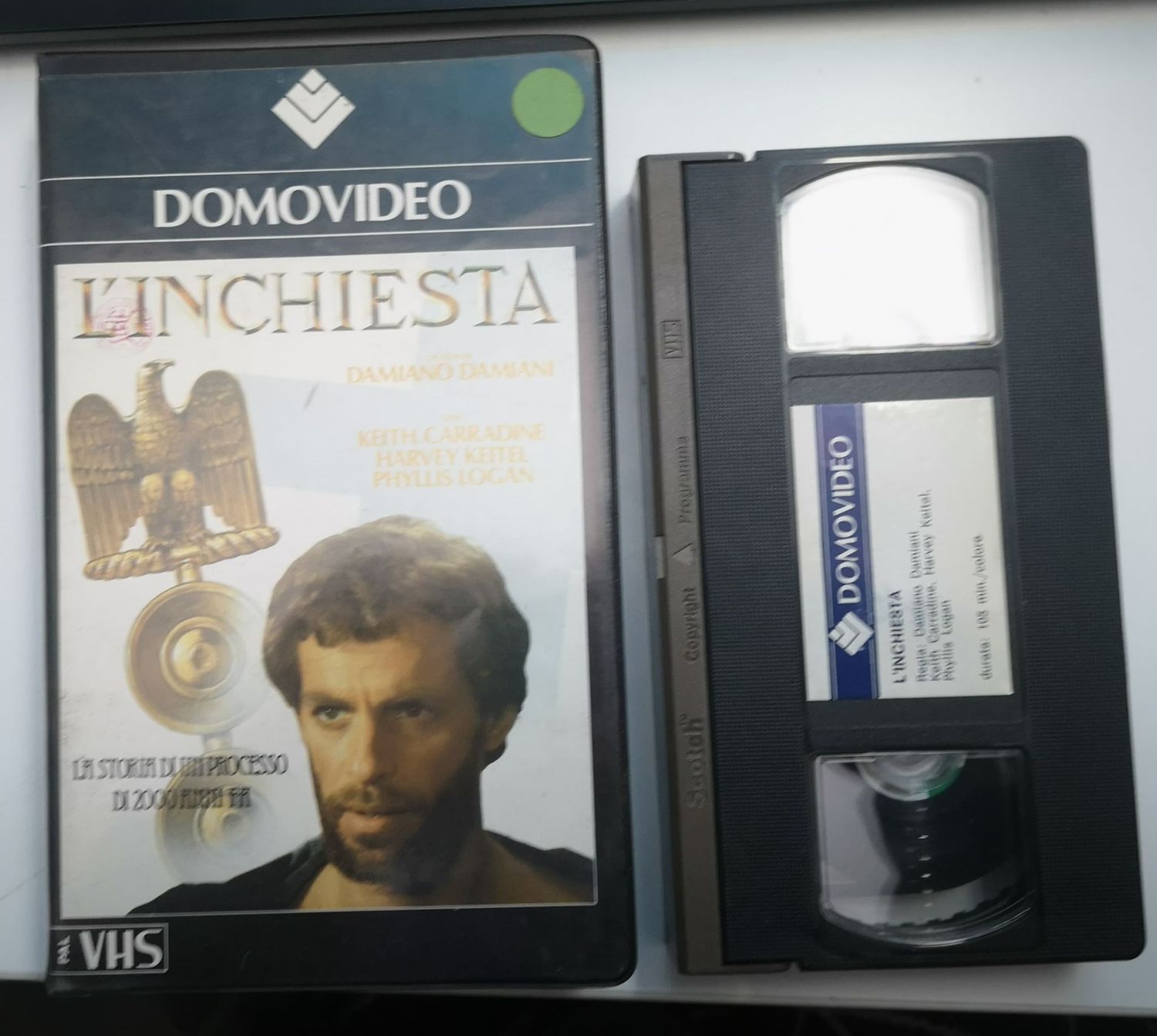 TeknoFilm - VHS – L'INCHIESTA di Damiano Damiani (1986) - DOMOVIDEO TeknoFilm - VHS – L'INCHIESTA di Damiano Damiani (1986) - DOMOVIDEO