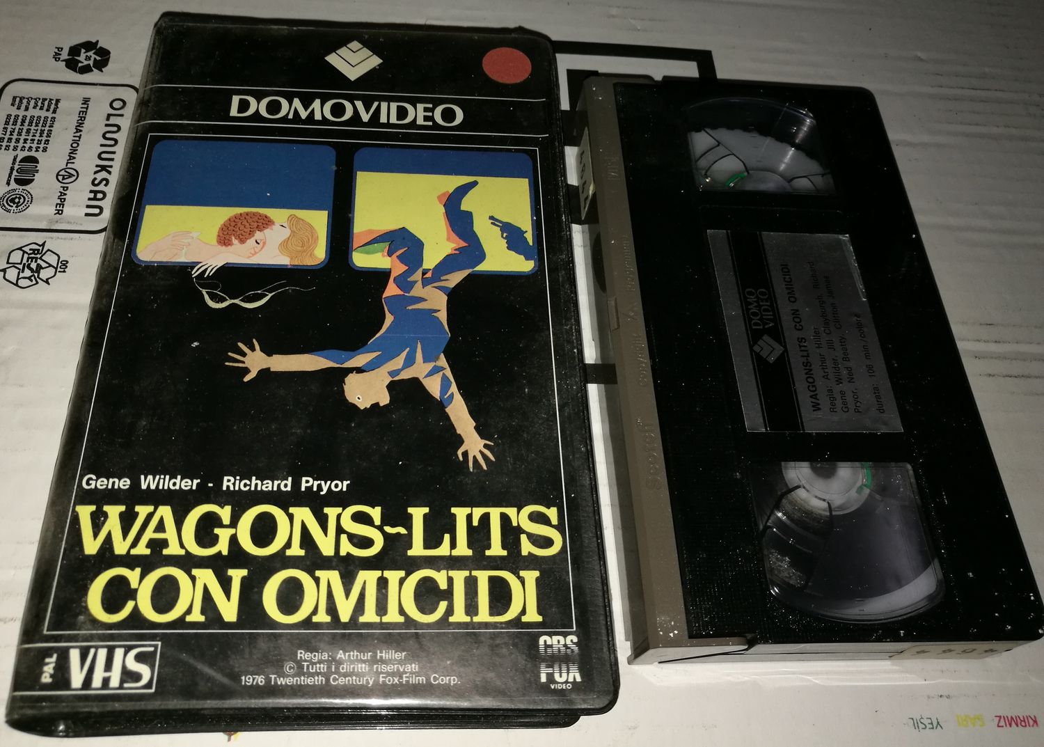 TeknoFilm - VHS – WAGON-LITS CON OMICIDI di Arthur Hiller (1976) - DOMOVIDEO TeknoFilm - VHS – WAGON-LITS CON OMICIDI di Arthur Hiller (1976) - DOMOVIDEO