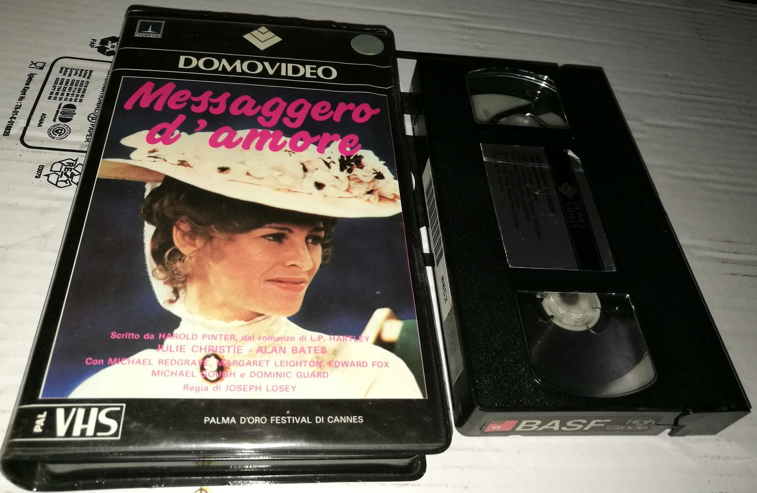 TeknoFilm - VHS – MESSAGGERO D'AMORE di Joseph Losey (1970) - DOMOVIDEO TeknoFilm - VHS – MESSAGGERO D'AMORE di Joseph Losey (1970) - DOMOVIDEO