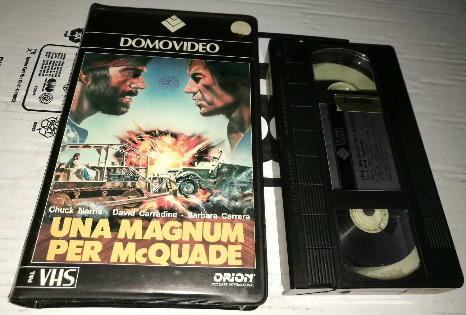 TeknoFilm - VHS – UNA MAGNUM PER MCQUADE di Steve Carver (1983) - DOMOVIDEO TeknoFilm - VHS – UNA MAGNUM PER MCQUADE di Steve Carver (1983) - DOMOVIDEO