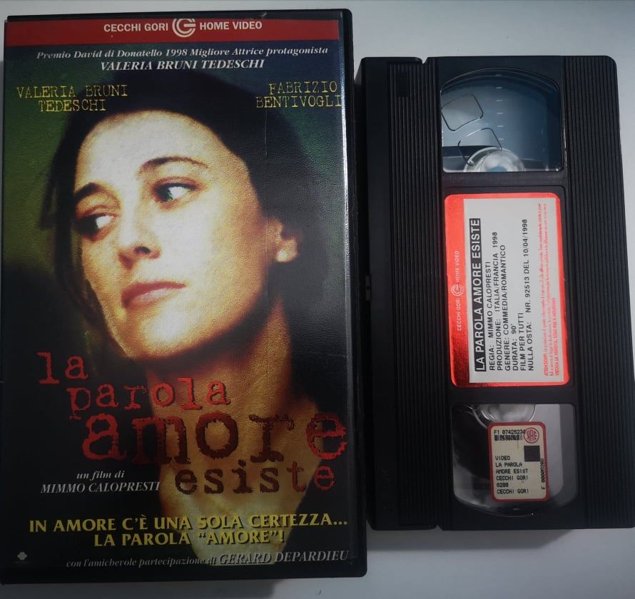 TeknoFilm - VHS (Copertina tagliata) – LA PAROLA AMORE ESISTE di Mimmo Calopresti (1996) - CECCHI GORI HOME VIDEO TeknoFilm - VHS (Copertina tagliata) – LA PAROLA AMORE ESISTE di Mimmo Calopresti (1996) - CECCHI GORI HOME VIDEO
