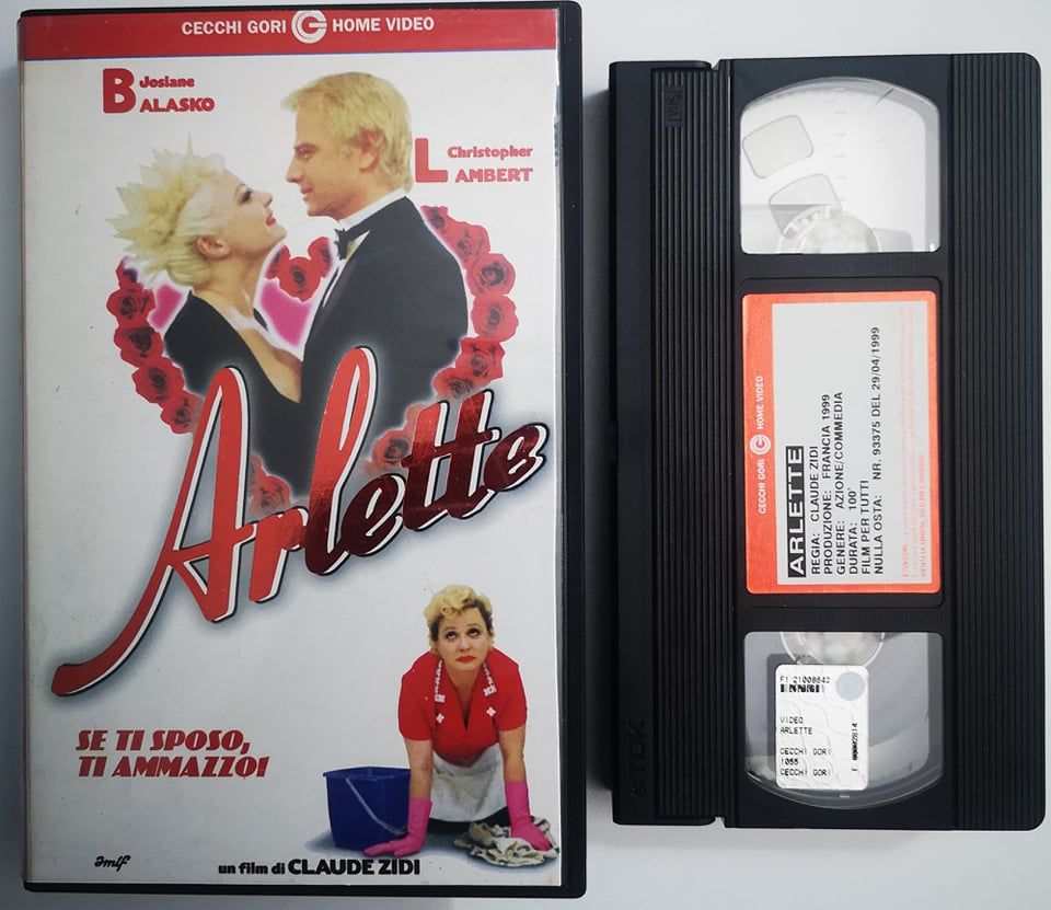 TeknoFilm - VHS (Copertina tagliata) – ARLETTE di Claude Zidi (1997) - CECCHI GORI HOME VIDEO TeknoFilm - VHS (Copertina tagliata) – ARLETTE di Claude Zidi (1997) - CECCHI GORI HOME VIDEO