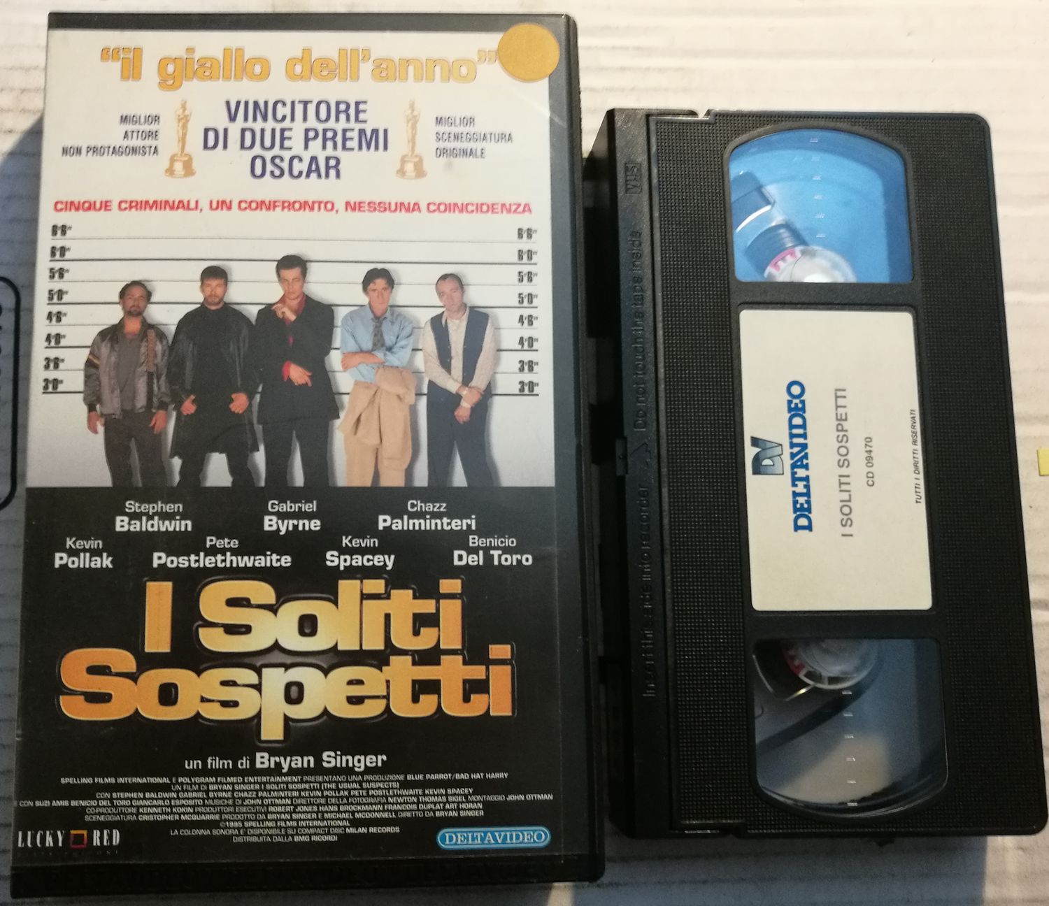 TeknoFilm - VHS – I SOLITI SOSPETTI di Bryan Singer (1995) - DELTAVIDEO TeknoFilm - VHS – I SOLITI SOSPETTI di Bryan Singer (1995) - DELTAVIDEO
