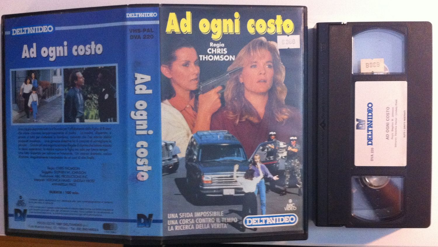 TeknoFilm - VHS – AD OGNI COSTO di Chris Thomson (1991) - DELTAVIDEO (INEDITO IN DVD) TeknoFilm - VHS – AD OGNI COSTO di Chris Thomson (1991) - DELTAVIDEO (INEDITO IN DVD)