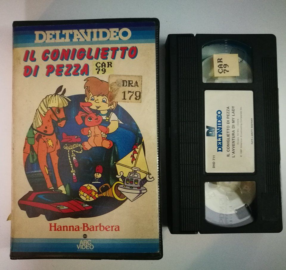 TeknoFilm - VHS – IL CONIGLIETTO DI PEZZA e L'AVVENTURA DI MY LADY di Dick Selbast (1987) - DELTAVIDEO (INEDITO IN DVD) TeknoFilm - VHS – IL CONIGLIETTO DI PEZZA e L'AVVENTURA DI MY LADY di Dick Selbast (1987) - DELTAVIDEO (INEDITO IN DVD)