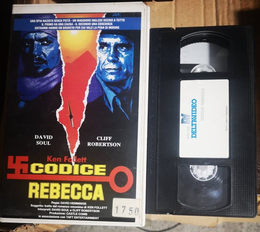 TeknoFilm - VHS – CODICE REBECCA di David Hemmings (1985) - DELTAVIDEO (INEDITO IN DVD) TeknoFilm - VHS – CODICE REBECCA di David Hemmings (1985) - DELTAVIDEO (INEDITO IN DVD)