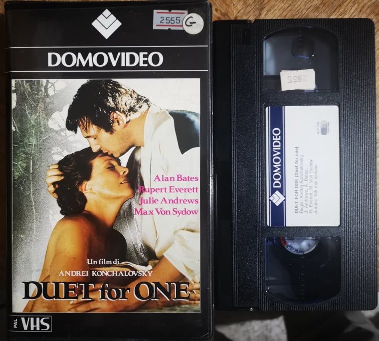 TeknoFilm - VHS – DUET FOR ONE di Andrei Konchalovsky (1986) - DOMOVIDEO (INEDITO IN DVD) TeknoFilm - VHS – DUET FOR ONE di Andrei Konchalovsky (1986) - DOMOVIDEO (INEDITO IN DVD)