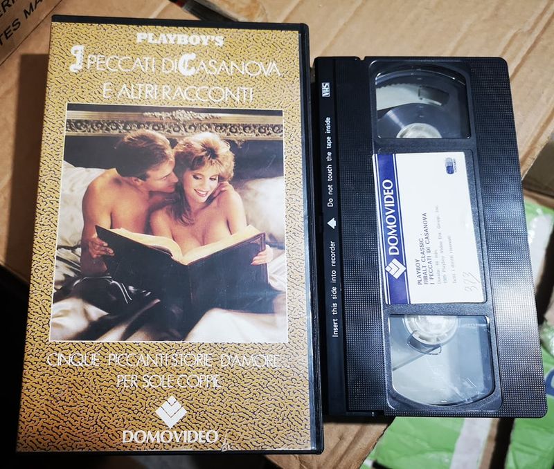 TeknoFilm - VHS – PLAY BOY - I PECCATI DI CASANOVA E ALTRI RACCONTI (1988) - DOMOVIDEO (INEDITO IN DVD)
