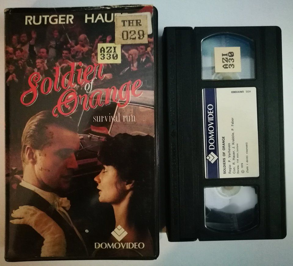 TeknoFilm - VHS – SOLDIER OF ORANGE - SOLDATO D'ORANGE di Paul Verhoeven (1977) - DOMOVIDEO (INEDITO IN DVD) TeknoFilm - VHS – SOLDIER OF ORANGE - SOLDATO D'ORANGE di Paul Verhoeven (1977) - DOMOVIDEO (INEDITO IN DVD)