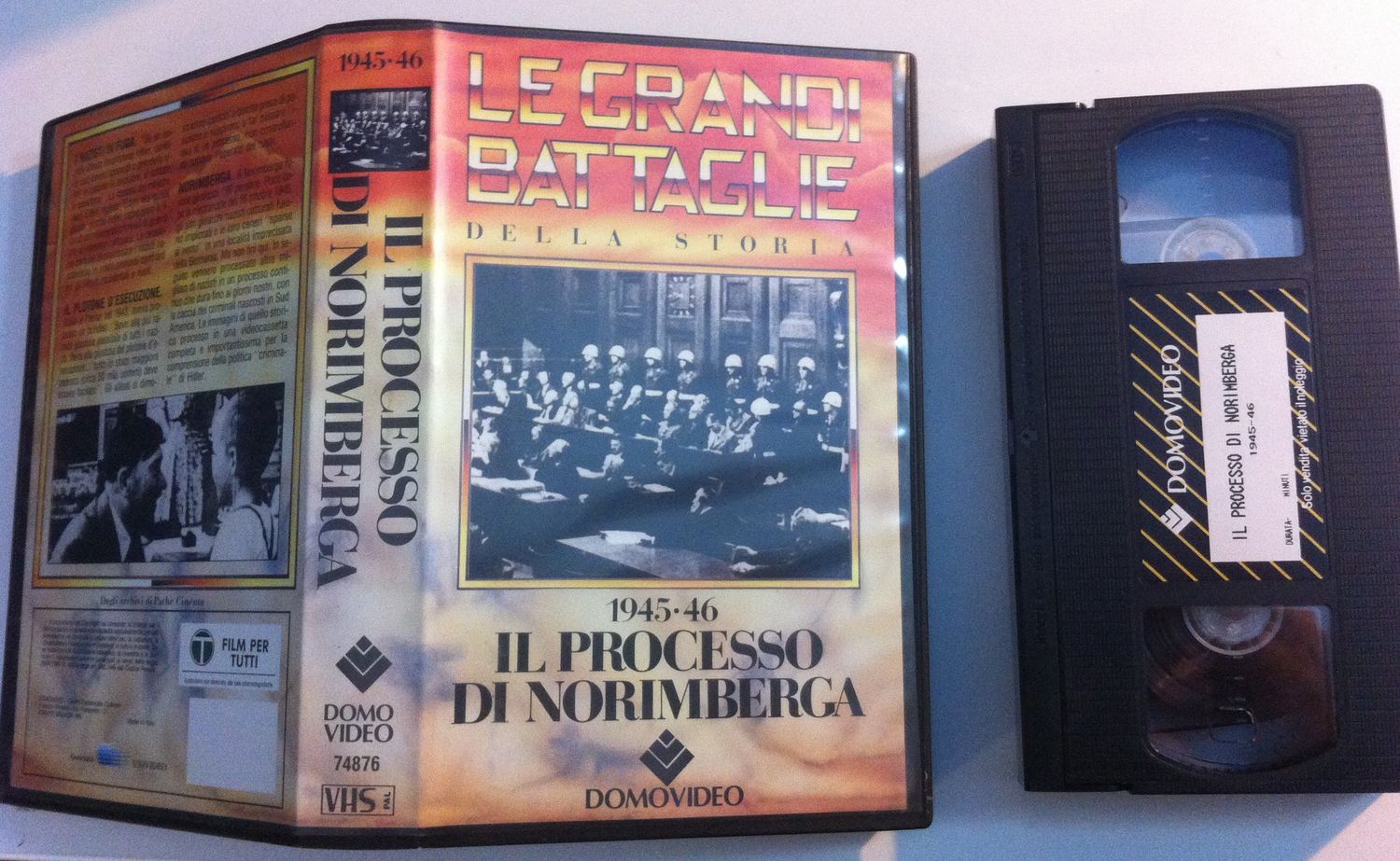 TeknoFilm - VHS – IL PROCESSO DI NORIMBERGA (1988) - DOMOVIDEO (INEDITO IN DVD) TeknoFilm - VHS – IL PROCESSO DI NORIMBERGA (1988) - DOMOVIDEO (INEDITO IN DVD)