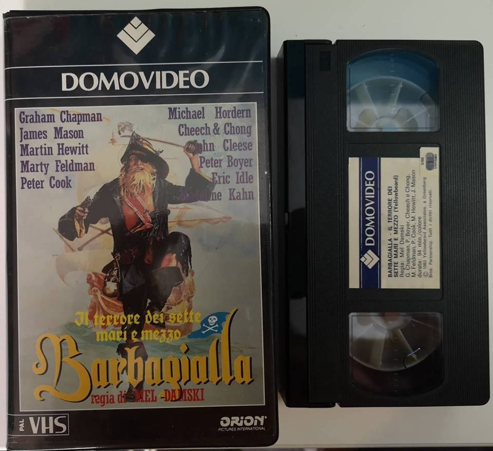 TeknoFilm - VHS – BARBAGIALLA - IL TERRORE DEI SETTE MARI E MEZZO di Mel Dramski (1983) - DOMOVIDEO (INEDITO IN DVD) TeknoFilm - VHS – BARBAGIALLA - IL TERRORE DEI SETTE MARI E MEZZO di Mel Dramski (1983) - DOMOVIDEO (INEDITO IN DVD)