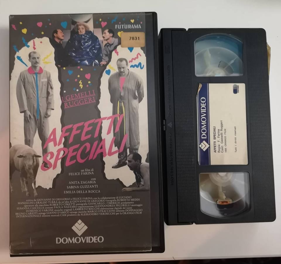 TeknoFilm - VHS – AFFETTI SPECIALI di Felice Farina (1991) - DOMOVIDEO (INEDITO IN DVD) TeknoFilm - VHS – AFFETTI SPECIALI di Felice Farina (1991) - DOMOVIDEO (INEDITO IN DVD)
