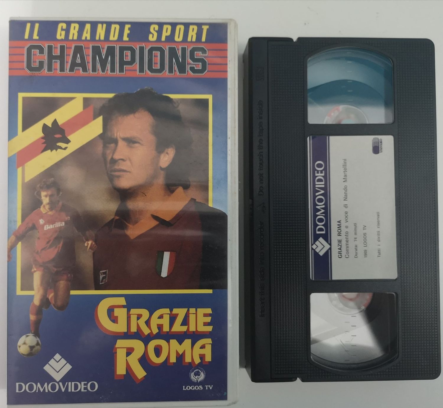 TeknoFilm - VHS – GRAZIE ROMA di A.A.V.V. (1986) - DOMOVIDEO (INEDITO IN DVD) TeknoFilm - VHS – GRAZIE ROMA di A.A.V.V. (1986) - DOMOVIDEO (INEDITO IN DVD)