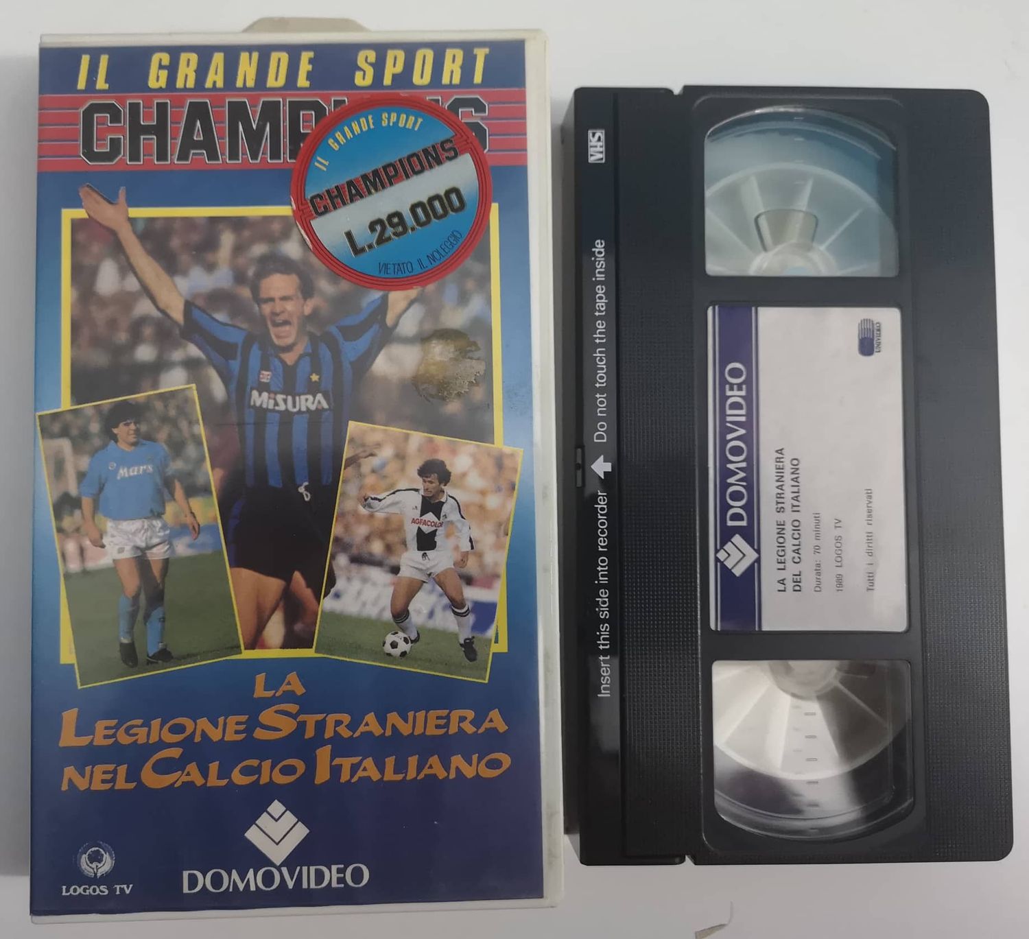 TeknoFilm - VHS – LA LEGIONE STRANIERA NEL CALCIO ITALIANO di A.A.V.V. (1986) - DOMOVIDEO (INEDITO IN DVD) TeknoFilm - VHS – LA LEGIONE STRANIERA NEL CALCIO ITALIANO di A.A.V.V. (1986) - DOMOVIDEO (INEDITO IN DVD)