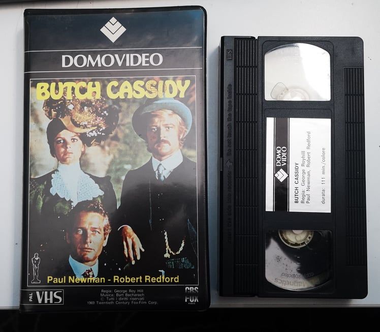 TeknoFilm - VHS – BUTCH CASSIDY di George Roy Hill (1969) - DOMOVIDEO TeknoFilm - VHS – BUTCH CASSIDY di George Roy Hill (1969) - DOMOVIDEO