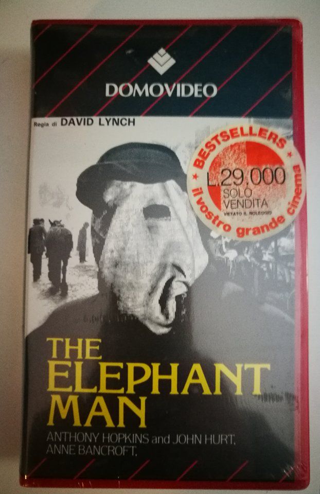 TeknoFilm - VHS – THE ELEPHANT MAN di David Lynch (1980) - DOMOVIDEO TeknoFilm - VHS – THE ELEPHANT MAN di David Lynch (1980) - DOMOVIDEO