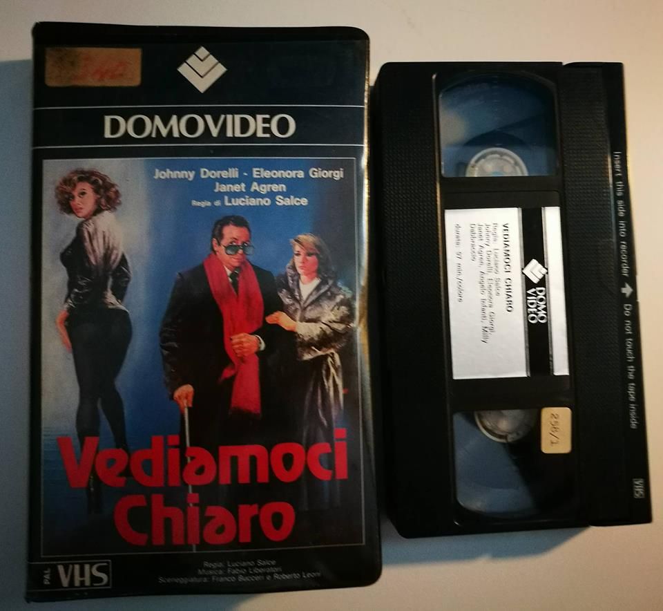 TeknoFilm - VHS – VEDIAMOCI CHIARO di Luciano Salce (1984) - DOMOVIDEO TeknoFilm - VHS – VEDIAMOCI CHIARO di Luciano Salce (1984) - DOMOVIDEO