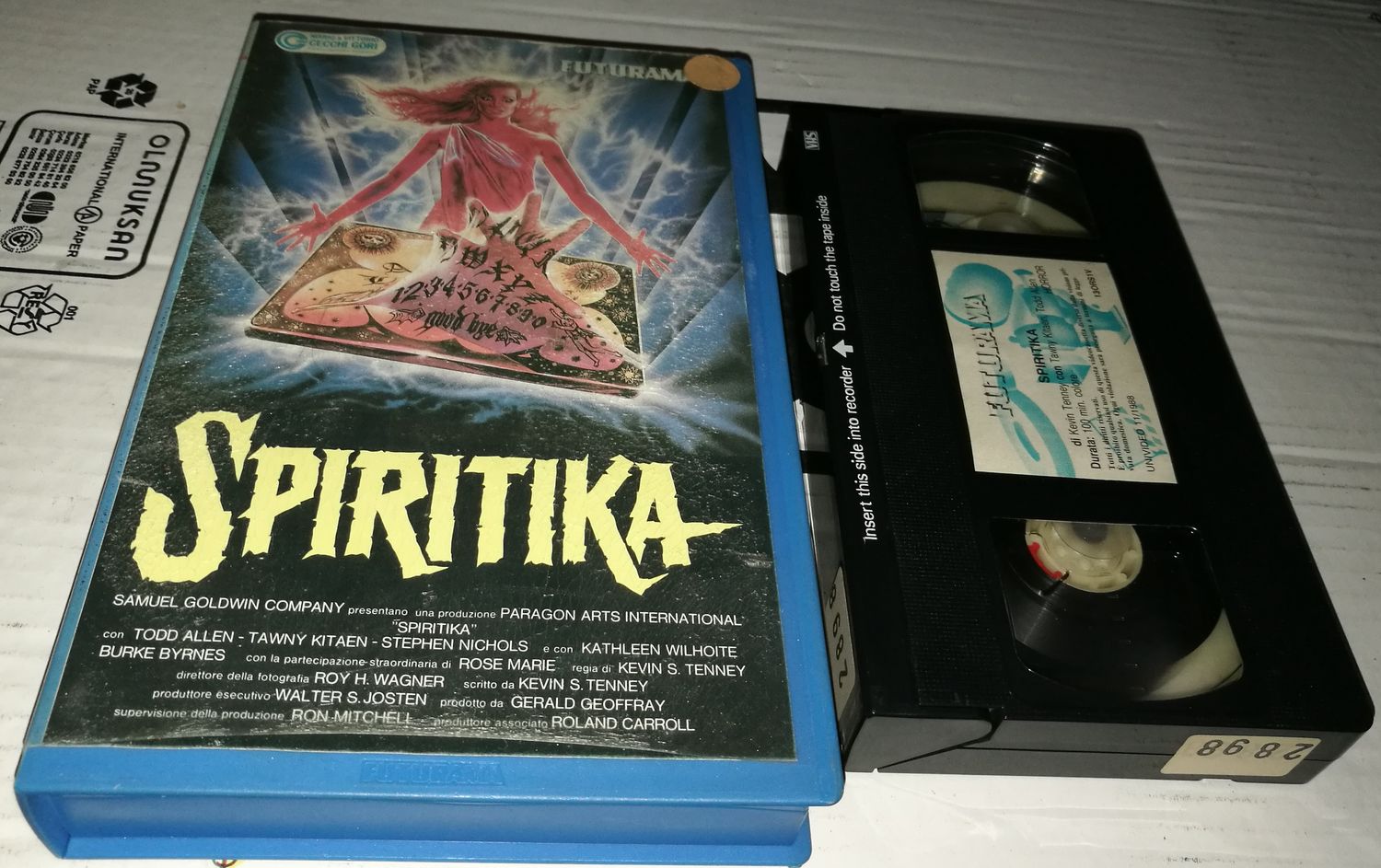 TeknoFilm - 2 VHS – SPIRITIKA e SPIRITIKA 2 - IL GIOCO DEL DIAVOLO di Kevin S. Tenney (1985) - FUTURAMA/MEDUSA TeknoFilm - 2 VHS – SPIRITIKA e SPIRITIKA 2 - IL GIOCO DEL DIAVOLO di Kevin S. Tenney (1985) - FUTURAMA/MEDUSA