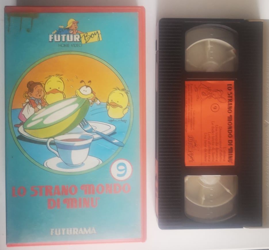 TeknoFilm - VHS – LO STRANO MONDO DI MINU' 9 di Tatsuo Hayakawa (1983) - FUTURAMA TeknoFilm - VHS – LO STRANO MONDO DI MINU' 9 di Tatsuo Hayakawa (1983) - FUTURAMA
