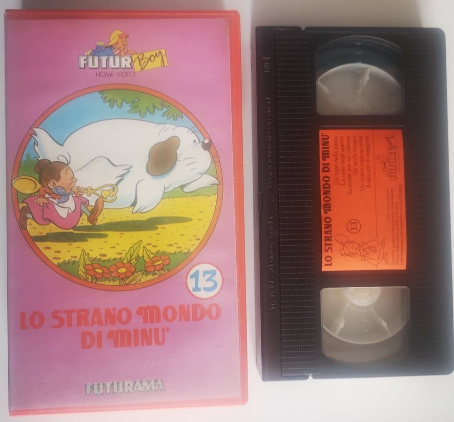 TeknoFilm - VHS – LO STRANO MONDO DI MINU' 13 di Tatsuo Hayakawa (1983) - FUTURAMA TeknoFilm - VHS – LO STRANO MONDO DI MINU' 13 di Tatsuo Hayakawa (1983) - FUTURAMA