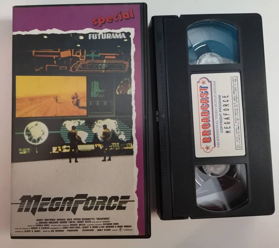 TeknoFilm - VHS – MEGAFORCE di Hal Needham (1982) - FUTURAMA (INEDITO IN DVD) TeknoFilm - VHS – MEGAFORCE di Hal Needham (1982) - FUTURAMA (INEDITO IN DVD)