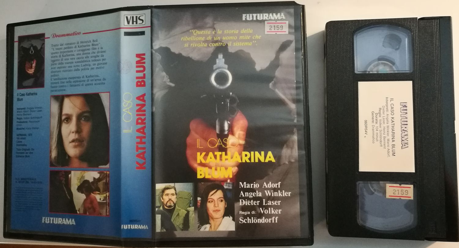 TeknoFilm - VHS – IL CASO KATHARINA BLUM di Volker Schlöndorff e Margarethe von Trotta (1975) - FUTURAMA TeknoFilm - VHS – IL CASO KATHARINA BLUM di Volker Schlöndorff e Margarethe von Trotta (1975) - FUTURAMA