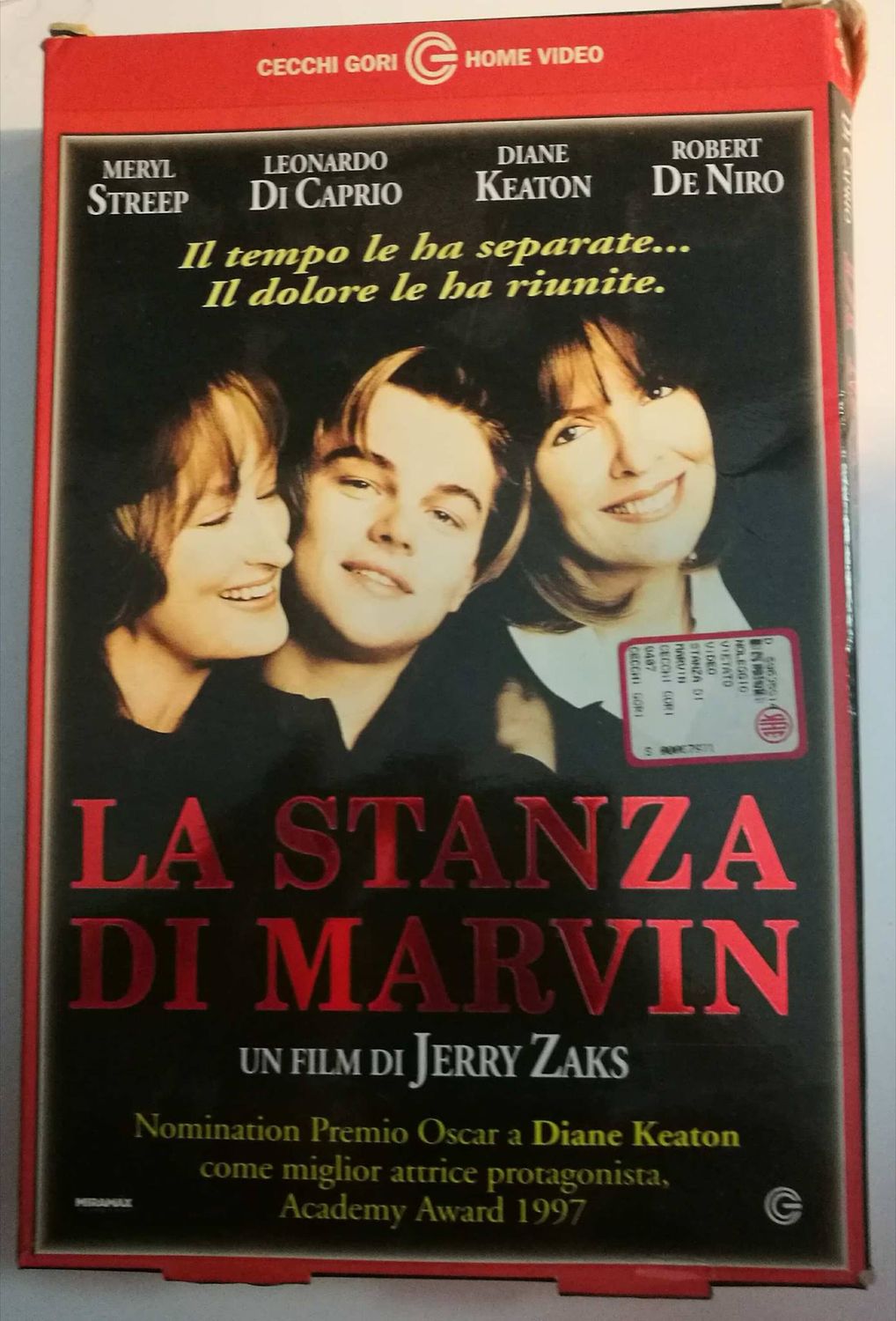 TeknoFilm - VHS (Versione cartonata) – LA STANZA DI MARVIN di Jerry Zaks (1996) - CECCHI GORI HOME VIDEO TeknoFilm - VHS (Versione cartonata) – LA STANZA DI MARVIN di Jerry Zaks (1996) - CECCHI GORI HOME VIDEO