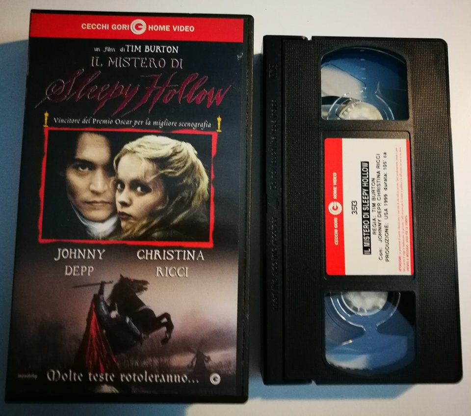 TeknoFilm - VHS – IL MISTERO DI SLEEPY HOLLOW di Tim Burton (1999) - CECCHI GORI HOME VIDEO TeknoFilm - VHS – IL MISTERO DI SLEEPY HOLLOW di Tim Burton (1999) - CECCHI GORI HOME VIDEO