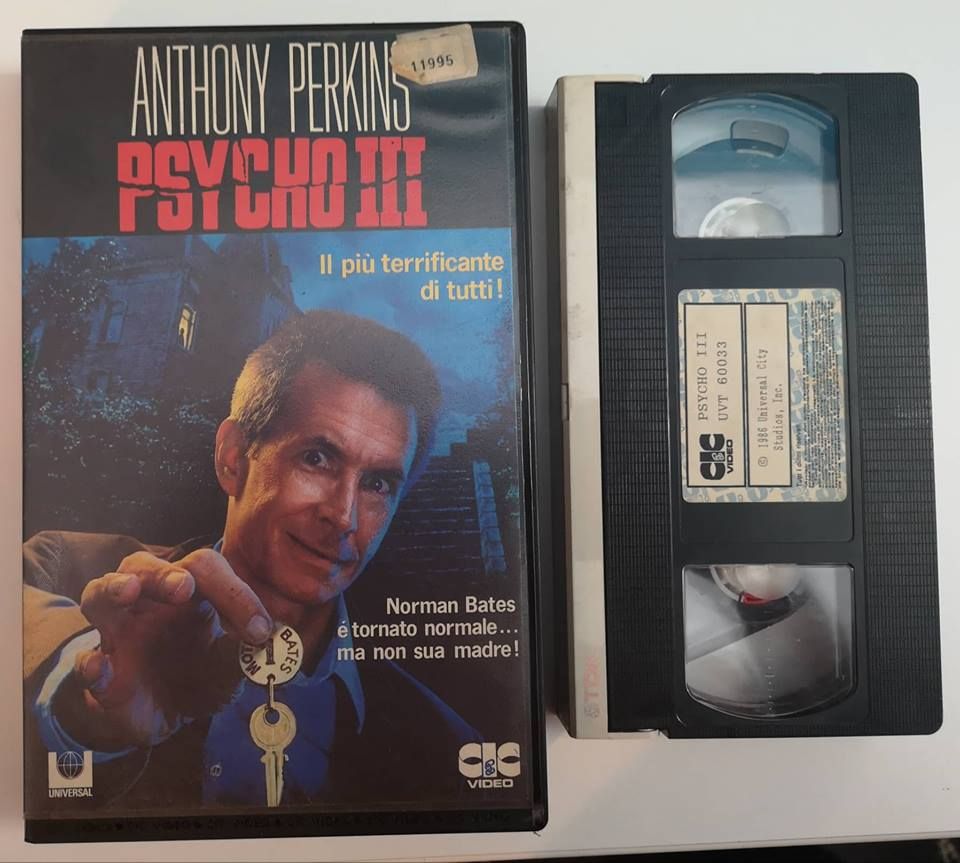 TeknoFilm - VHS – PSYCHO III di Howard Franklin (1986) - CIC (INEDITO IN DVD) TeknoFilm - VHS – PSYCHO III di Howard Franklin (1986) - CIC (INEDITO IN DVD)