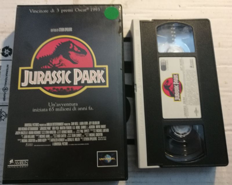 TeknoFilm - VHS – JURASSIC PARK  di Steven Spielberg (1993) - CIC