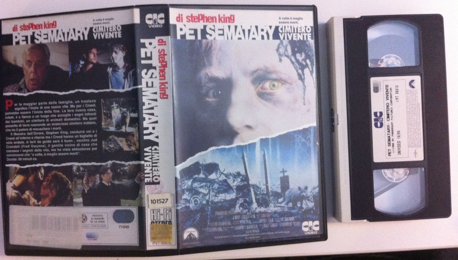 TeknoFilm - VHS – PET SEMATARY - CIMITERO VIVENTE di Mary Lambert (1989) - CIC TeknoFilm - VHS – PET SEMATARY - CIMITERO VIVENTE di Mary Lambert (1989) - CIC