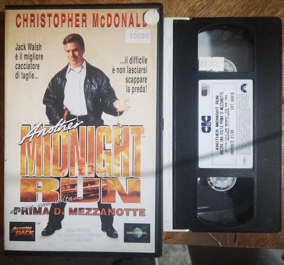 TeknoFilm - VHS – ANOTHER MIDNIGHT RUN - PRIMA DI MEZZANOTTE...ANCORA UNA VOLTA di James Frawley (1995) - CIC (INEDITO IN DVD) TeknoFilm - VHS – ANOTHER MIDNIGHT RUN - PRIMA DI MEZZANOTTE...ANCORA UNA VOLTA di James Frawley (1995) - CIC (INEDITO IN DVD)