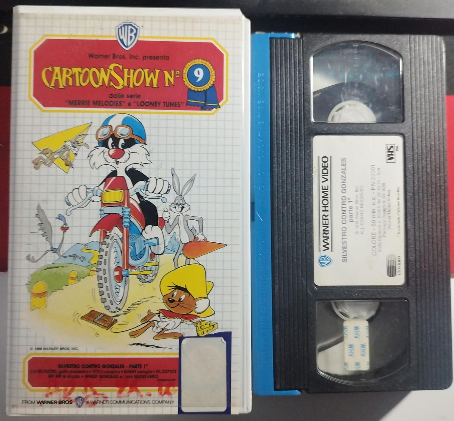 TeknoFilm – VHS – CARTOON SHOW 9 - SILVESTRO CONTRO  GONZALES PARTE 1 (1974) - WARNER BROS (INEDITO IN DVD)