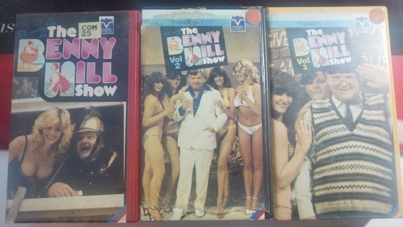 TeknoFilm – 3 VHS – IL MEGLIO DI THE BENNY HILL SHOW Volume 1 - 2 - 3 (1981) - MULTIVISION