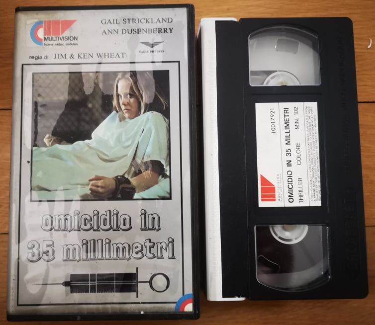 TeknoFilm – VHS – OMICIDIO IN 35 MILLIMETRI di Jim Wheat e Ken Wheat (1983) - MULTIVISION (INEDITO IN DVD)