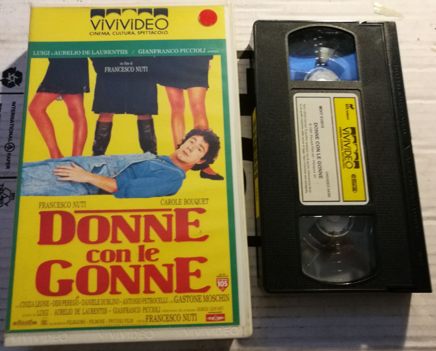 TeknoFilm – VHS – DONNE CON LE GONNE di Francesco Nuti (1991) - VIVIVIDEO