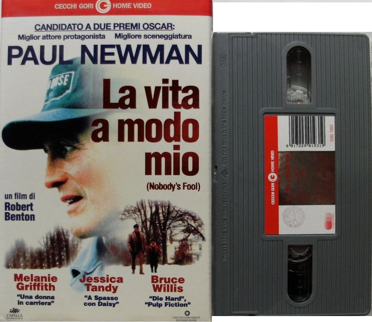 TeknoFilm - VHS (Copertina tagliata) – LA VITA A MODO MIO di Robert Benton (1994) - CECCHI GORI HOME VIDEO