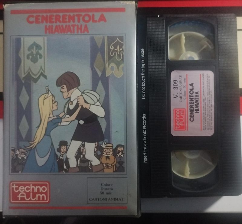 TeknoFilm - VHS – CENERENTOLA + HIAWATHA di A.A.V.V. (1984) - TECHNOFILM (INEDITO IN DVD) TeknoFilm - VHS – CENERENTOLA + HIAWATHA di A.A.V.V. (1984) - TECHNOFILM (INEDITO IN DVD)