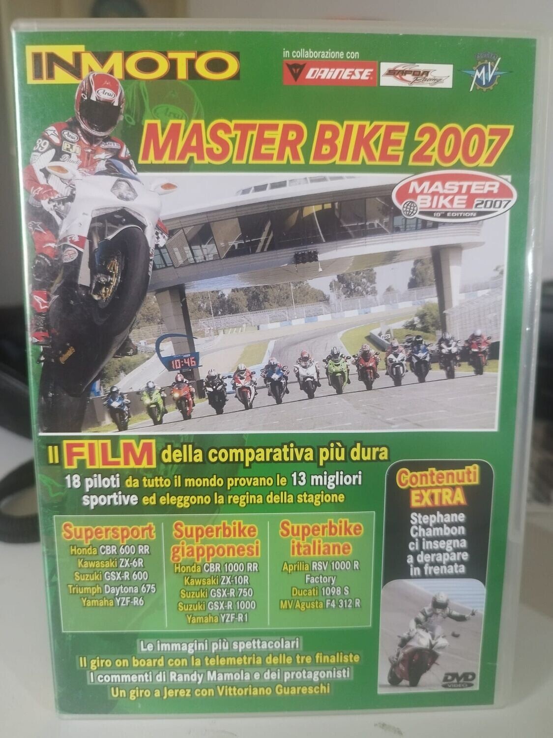 TeknoFilm - DVD - IN MOTO - MASTER BIKE 2007 - Supersport + Superbike giapponesi + Superbike italiane (2008) - CONTI EDITORE TeknoFilm - DVD - IN MOTO - MASTER BIKE 2007 - Supersport + Superbike giapponesi + Superbike italiane (2008) - CONTI EDITORE