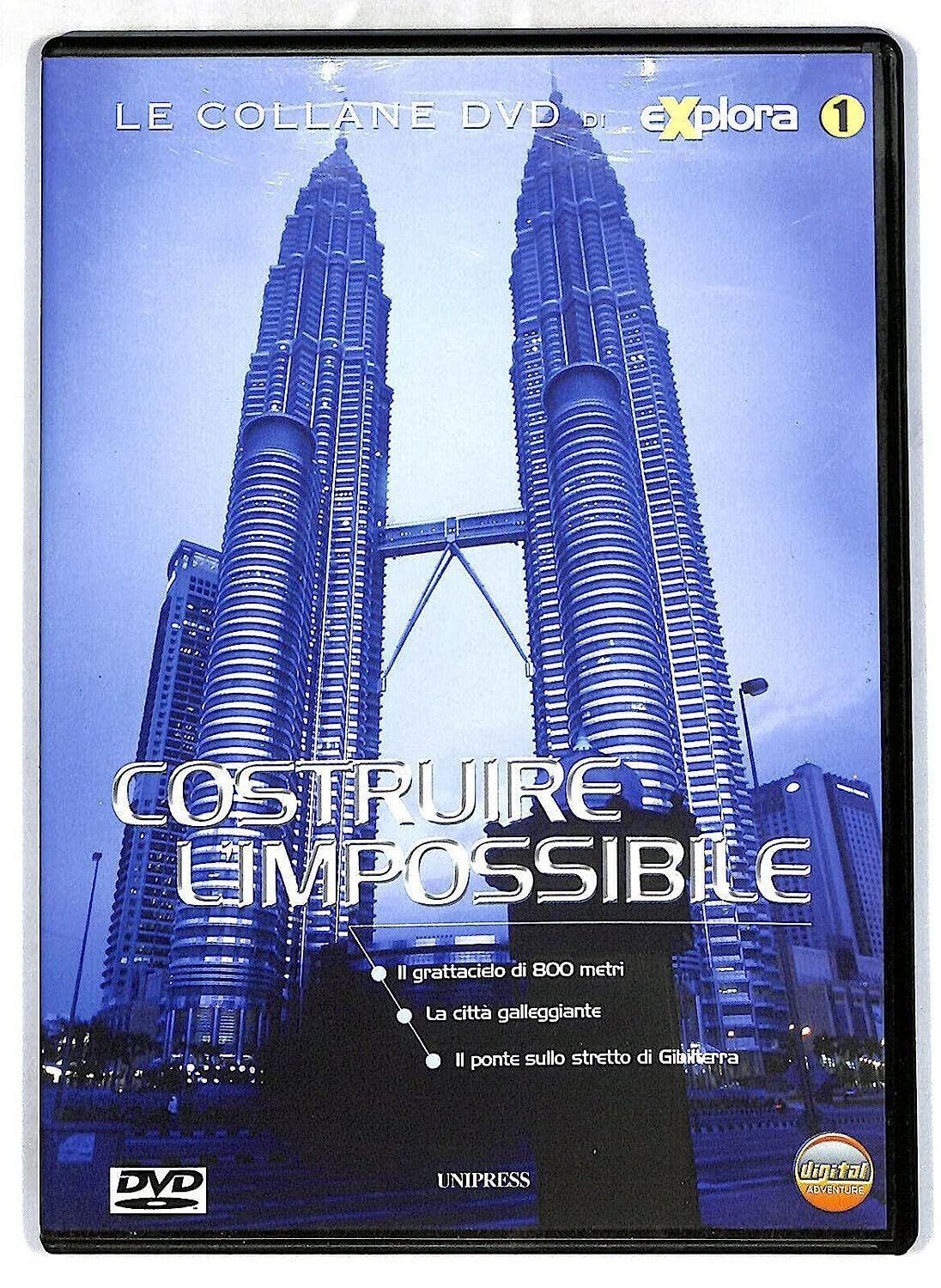 TeknoFilm - DVD – EXPLORA Vol. 01 - COSTRUIRE L'IMPOSSIBILE (1998) - UNIPRESS TeknoFilm - DVD – EXPLORA Vol. 01 - COSTRUIRE L'IMPOSSIBILE (1998) - UNIPRESS