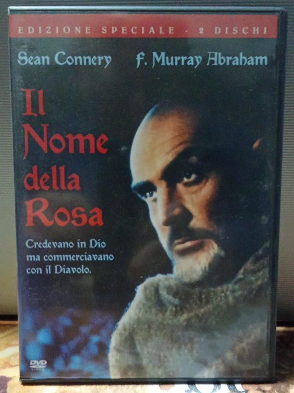 TeknoFilm - 2 DVD - IL NOME DELLA ROSA di Jean-Jacques Annaud (1986) - WARNER BROS TeknoFilm - 2 DVD - IL NOME DELLA ROSA di Jean-Jacques Annaud (1986) - WARNER BROS