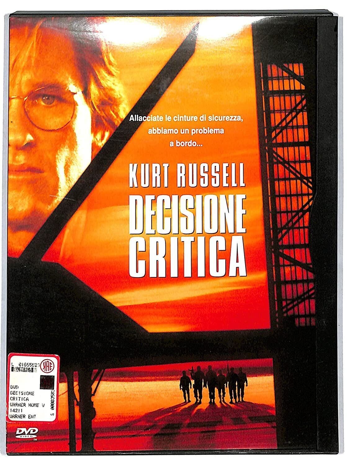 TeknoFilm - DVD – DECISIONE CRITICA (Snapper case) di Stuart Baird (1996) - WARNER BROS TeknoFilm - DVD – DECISIONE CRITICA (Snapper case) di Stuart Baird (1996) - WARNER BROS