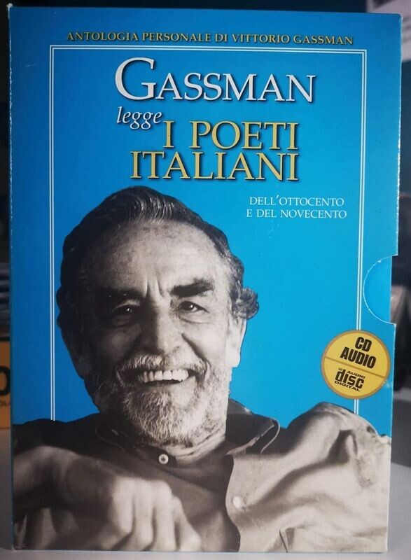 TeknoFilm - 6 AudioLibri (300 min.) + Book (175 pag.) – GASSMAN LEGGE I POETI ITALIANI (1999) - PANORAMA TeknoFilm - 6 AudioLibri (300 min.) + Book (175 pag.) – GASSMAN LEGGE I POETI ITALIANI (1999) - PANORAMA