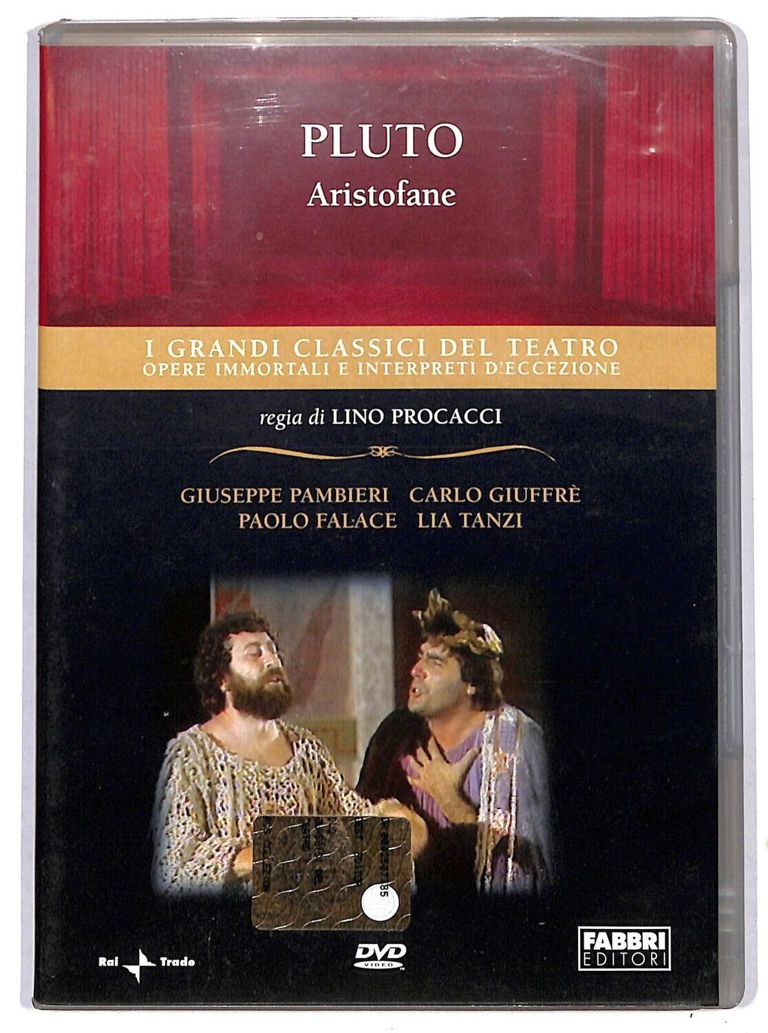 TeknoFilm - DVD – I grandi classici del Teatro: ARISTOFANE  - PLUTO di Lino Procacci (1978) - FABBRI EDITORI
