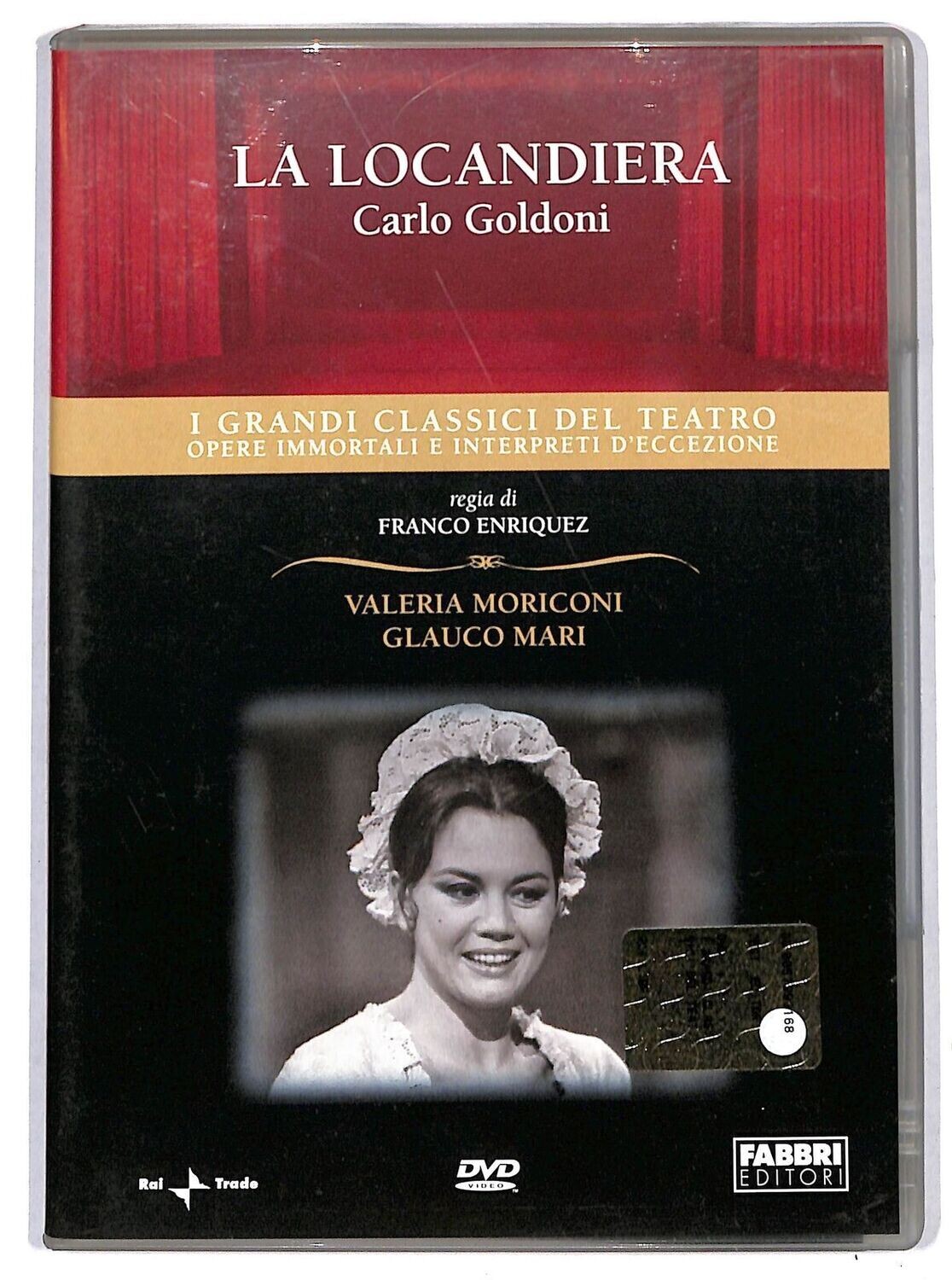 TeknoFilm - DVD – I grandi classici del Teatro: CARLO GOLDONI - LA LOCANDIERA di Franco Enriquez (1966) - FABBRI EDITORI