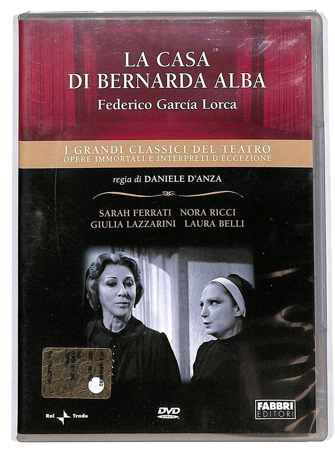 TeknoFilm - DVD – I grandi classici del Teatro: GARCIA LORCA - LA CASA DI BERNARDA ALBA di Daniela D'Anza (1971) - FABBRI EDITORI