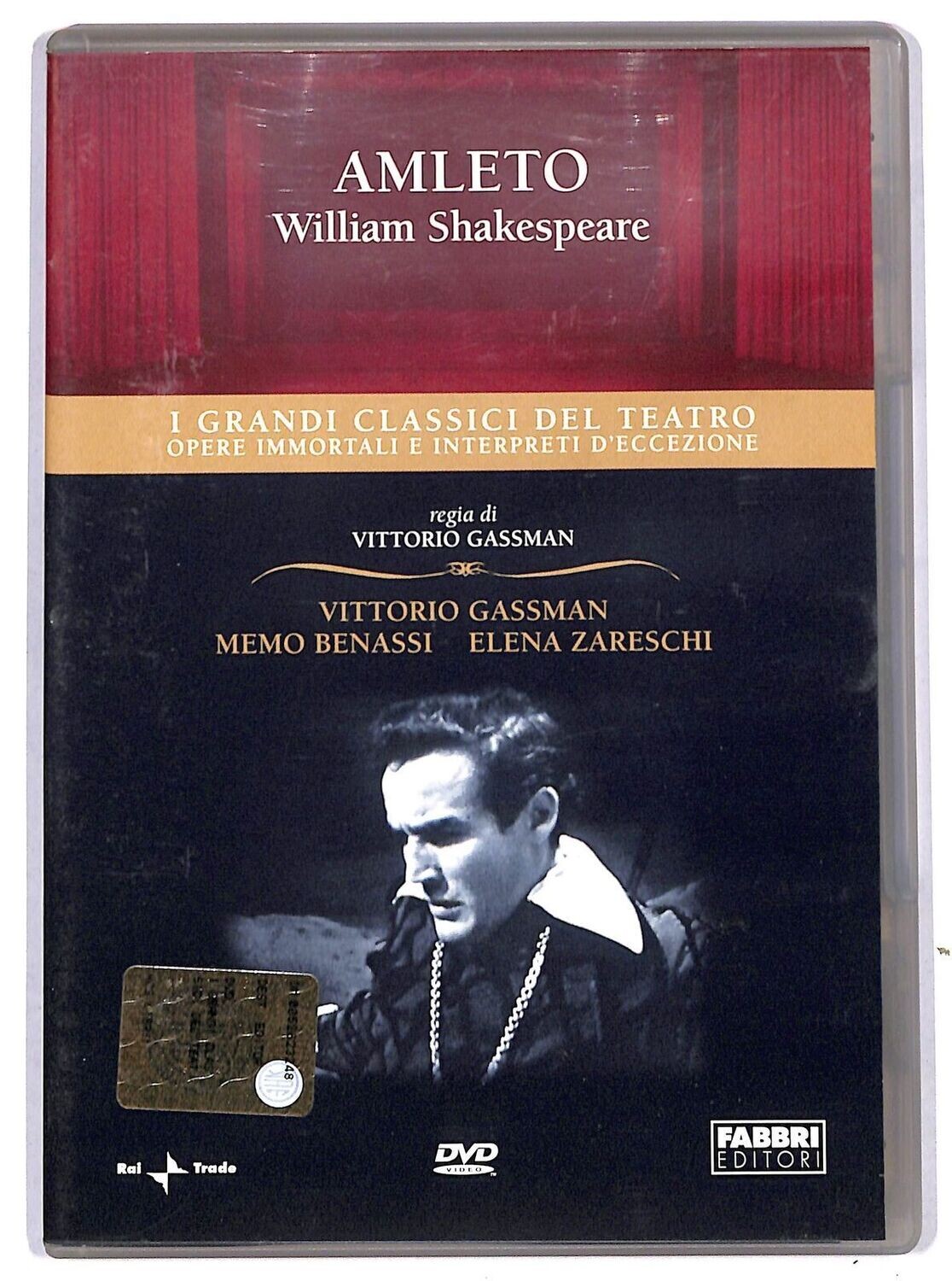 TeknoFilm - DVD – I grandi classici del Teatro: SHAKESPEARE - AMLETO di Claudio Fino (1955) - FABBRI EDITORI